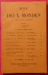 Buloz, Francois (Fondateur)  Revue des Deux Mondes Novembre 1942 