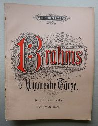 Brahms, Johannes  Ungarische Tnze Heft III, IV (No. 11-21) (Ausgabe fr Klavier zu 4 Hnden) 