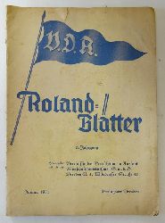 Rumpf, Wilhelm  Roland-Bltter 5. Jg. Januar 1931 (Monatsbltter fr die Deutsche Jugend) 