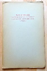diverse Autoren  Das Gedicht 1. Jahrgang, 4. Folge November 1934 (nur Fritz Diettrich) 