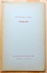Wernike, Christian  Das Gedicht 3. Jahrgang, 4. Folge November 1936 (Sprche) 