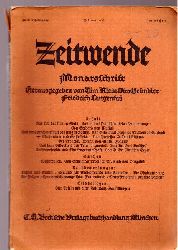 Klein, Tim; Otto Grndler und Friedrich Langenfa  Zeitwende 2. Jg. Februar 1926, 2. Heft (Monatsschrift) 
