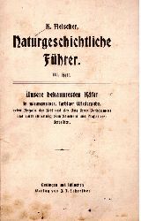 Fleischer, H.  Naturgeschichtliche Fhrer (3. Heft - Unsere bekanntesten Kfer in naturgetreuer farbiger Wiedergabe) 