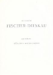 Fischer-Dieskau, Dietrich und Gnther (am Flgel) Wissenborn  Programmheft fr eine Auffhrung in der Stadthalle Karlsruhe am 13. November 1967 (Texte der aufgefhrten Lieder) 