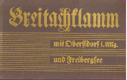 .  Breitachklamm mit Oberstdorf i. Allgäu und Freibergsee (Leporello mit 10 Ansichtskarten) 