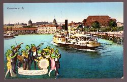   6 Ansichtskarten Konstanz am Bodensee (Dampfer, Frischkapelle, Frsche) 