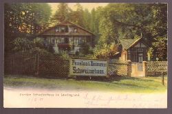   Ansichtskarte Pension Schweizerhaus im Lauchagrund 