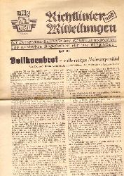 BKW Hamburg  Richtlinien und Mitteilungen der Berufskrankenkasse der Kaufmannsgehilfen u. weiblichen Angestellten... (April 1940) 