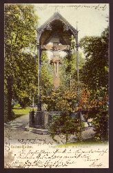   Ansichtskarte AK Baden-Baden. Kreuz auf dem alten Friedhof (in Farbe) 