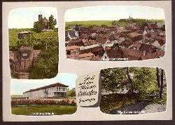   Ansichtskarte AK Gru aus dem Weinort Osthofen. Wonnegau (4 Motive) 