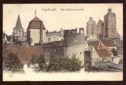   Ansichtskarte AK Ingoldstadt. Alte Stadtmauerpartie 