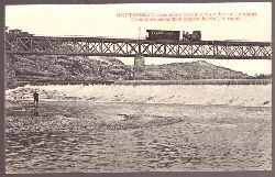   Ansichtskarte AK Montserrat (Cremarellera pasant el pont del riu Llobregat / Cremallera pasando el puente del rio Llobregat) 
