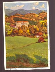   Ansichtskarte AK Slzhayn. Sanatorium Sonnenfels (Sdharz). Knstlerkarte 