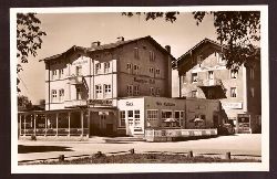   Ansichtskarte AK Prien am Chiemsee. Bahnhotel Post, Inh. G. Panzer 