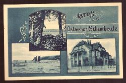   Ansichtskarte AK Gru aus Ostseebad Scharbeutz (Pension Haus Sonneck, Strandansicht) 