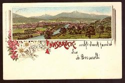   Ansichtskarte AK Gru aus Innsbruck. Litho (Gesamtansicht) 