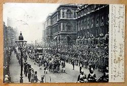   Ansichtskarte AK London. The Royal Procession in Whitehall returning from Abbey (Coronation of King Edward VII, August 9th. 1902) 