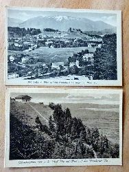  2 Ansichtskarten AK Bad Tlz mit Blick auf das Alpenhaus am Kogel und Blomberg 