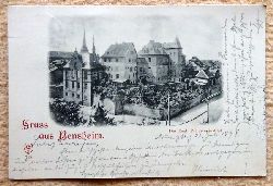   Ansichtskarte AK Gruss aus Bensheim. Das Engl. Frulein-Institut 
