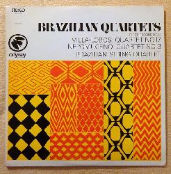 Brazilian Quartets  Villa-Lobos (Quartet No. 17); Nepomuceno (Quartet No. 3); Brazilian String Quartet - First Recordings LP 33 1/3 UMin 