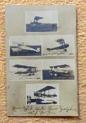   Ansichtskarte AK Doppeldecker der Gothaer Waggonfabrik (6 verschiedene Bildchen) 