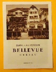   Werbeprospekt "Hotel und Pension Bellevue Gersau" (8seitiges Leporello) 