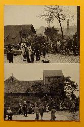   Ansichtskarte AK Nrnberg. Verheerungen durch den Gewitter-Sturm am 22. Juli 1910 nachts zw. 11 und 12 Uhr. Nrnberg Auf der Burg 