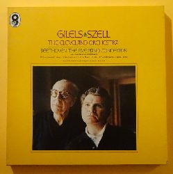 Gilels und Szell  Beethoven. The Fine Piano Concertos (The Cleveland Orchestra (5LP BOX 33 1/3) (32 variations in C-minor, 6 Variations on Turkish March Op. 76; 12 Variations on a Russian Theme) 