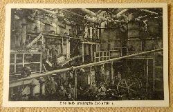   Ansichtskarte AK Eine hei umkmpfte Zuckerfabrik (mit Soldaten wohl Frankreich im 1. Weltkrieg) 