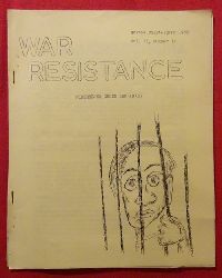 WRI  WAR Resistance 1. Vierteljahr 1965 Vol. II Nummer 12 (Widerstand gegen den Krieg) 