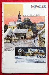   Ansichtskarte AK Goslar. Kloster Frankenberg. Kaiserhaus (Knstlerkarte v. H. Bahndorf) 