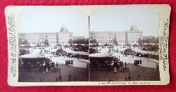 Rau, William H. (Publ.)  Original Stereoskopie.-Fotografie (Stereobild. Stereophotographie) Imperial Palace and Lustgarten. Berlin 