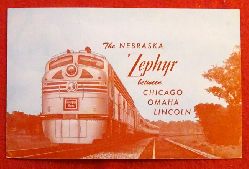   Ansichtskarte AK The Nebraska "Zephyr" between Chicago-Omaha-Lincoln 