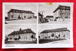   Ansichtskarte AK Ludwigsburg. Jgerhof-Kaserne. 4 Motive 