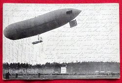   Ansichtskarte AK Landung Parseval III (Original-Aufnahme) wohl in Nrnberg 