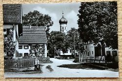   Ansichtskarte AK Jesenwang. Kirche und Huser 