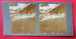   Original Stereoskopie-Fotografie (Stereobild. Stereophotographie). Schwarzwaldhaus bei Neueck 1910 