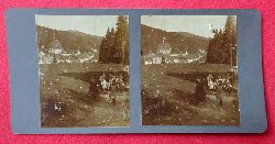   Original Stereoskopie-Fotografie (Stereobild. Stereophotographie). St. Blasien 1913 