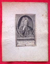   Kupferstich Johann Samuel Strykius (1668-1715) 