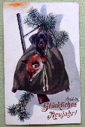   Ansichtskarte AK Glckliches Neujahr (Knstlerkarte v. Mailick) 