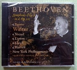 Beethoven, Ludwig van  Symphony No. 9 in d, Op. 125 Bruno Walter; Yeend, Lipton, Lloyd, Harrell, New York Philharmonic 1949-1953) 