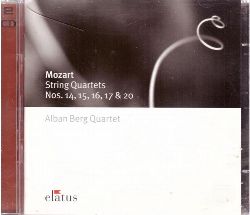 Mozart, Wolfgang Amadeus  String Quartets (Streichquartette) Nos. 14, 15, 16, 17 & 20 (Alban Berg Quartet) 