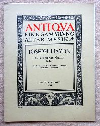 Haydn, Joseph  Divertimento No. 113, D-dur (Fr Baryton (Viola da Gamba od. Violine), Viola und Violoncello) 