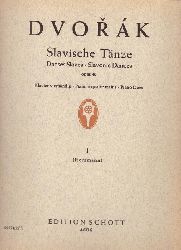 Dvorak, Antonin  Slavische Tnze / Danses Slaves / Slavonic Dances (Klavier vierhndig (rev. Kurt Herrmann) Opus 46 Vol. I+II) 