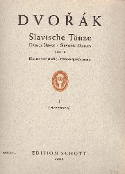 Dvorak, Antonin (Anton)  Slavische Tnze fr Klavier vierhndig (Rev. Kurt Herrmann) Opus 72 Vol. I+II) 