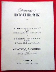 Dvorak, Antonin  Streichquartett / String Quartet Op. 61 C dur / C major (Violino I + II, Viola I, Violoncello) 