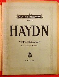 Haydn, Joseph  Violoncello und Klavier. Konzert in D Dur. Klavierauszug (fr Violoncell und Pianoforte bearbeitet, neu instrumentiert und mit Kadenzen versehen von F. A. Gevaert) 