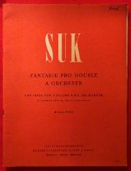 Suk, Josef  Fantasie fr Violine und Orchester Op. 24. Klavierauszug (Karel Solc) 