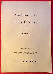 Rosenstengel, Albrecht  Der Spatz (Ingrid Hartmann) (Fr Jugend / Kinder / Frauenchor mit Begleitung von Klavier und Combo. Partitur) 