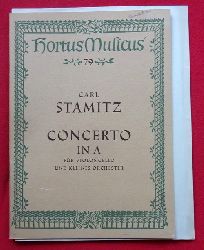 Stamitz, Carl  Concerto in A (Fr Violoncello und kleines Orchester) 
